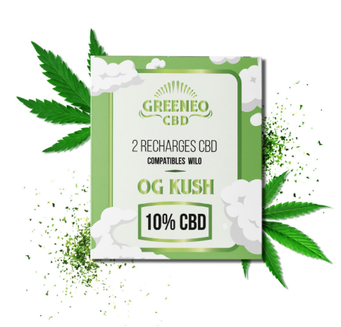 BOITE DE 2 CARTOUCHES OG KUSH (10%)